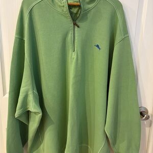 Tommy Bahama Lime Green 1/4 Zip